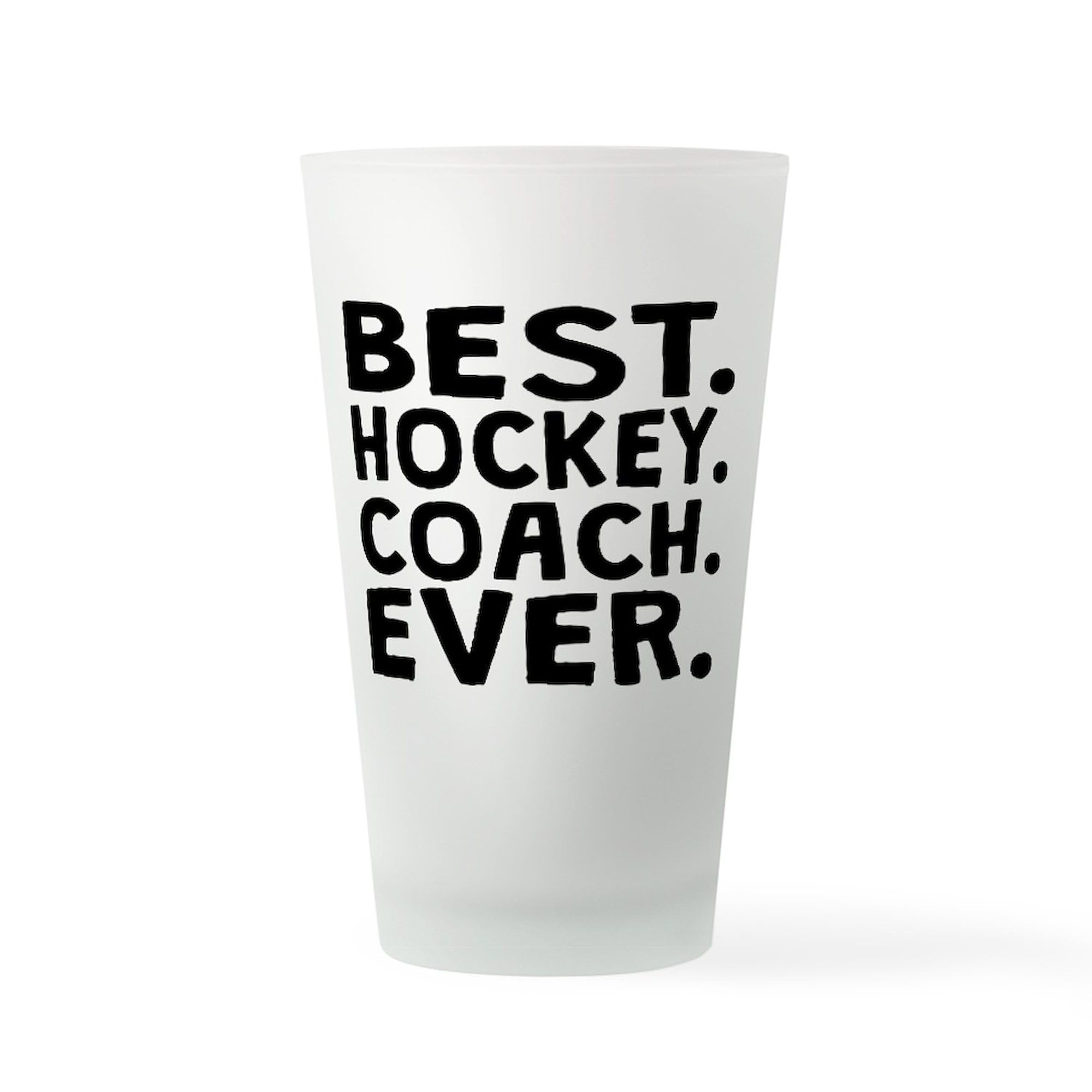 CafePress Best Hockey Coach Ever Pint Glass, 16 oz. Drinking Glass