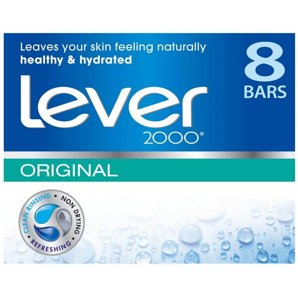 Lever 2000 Bar Soap, Original, 4 oz bars, 8 ea (Pack of 3)