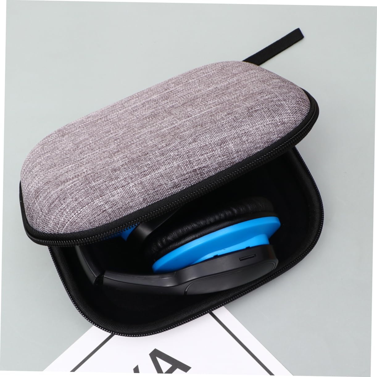 Hemobllo 3piezas Funda De Almacenamiento para Auriculares Organizador De Auriculares Estuche De Viaje Compatible De Protección De Algodón y Lino