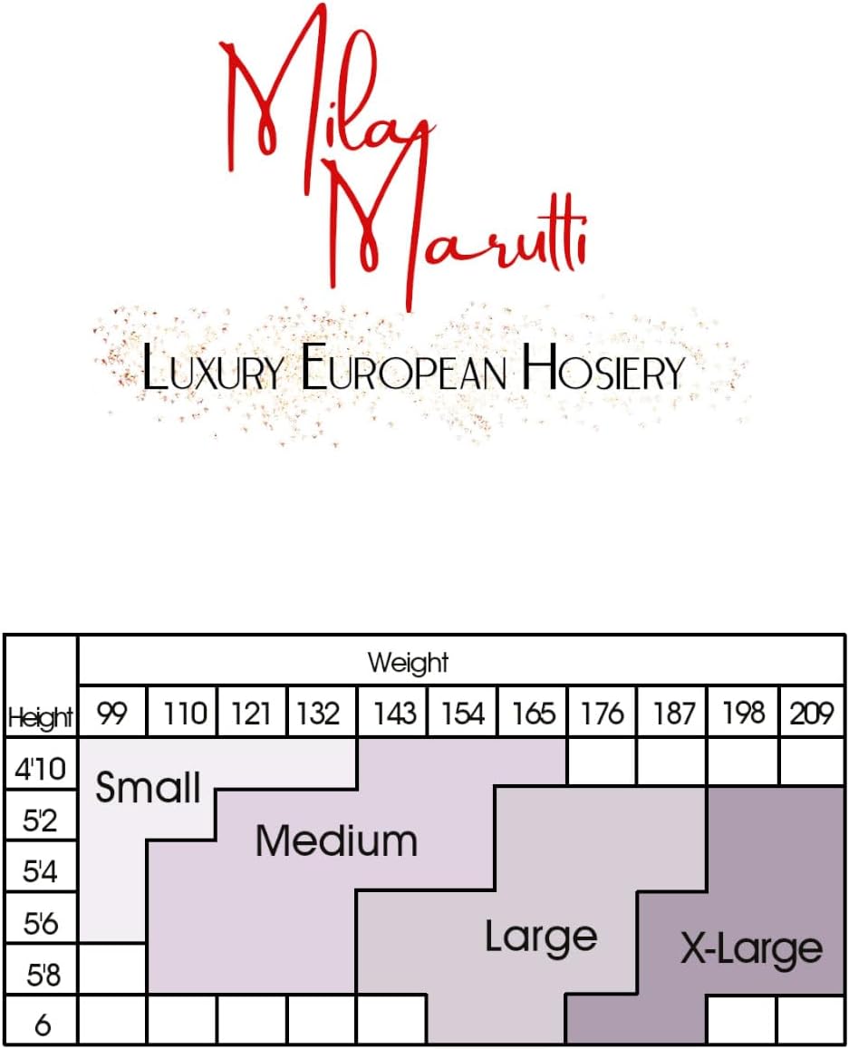 Mila Marutti Shaping Tights for Women | Sheer Slimming Pantyhose | Butt Lifting Nylons Stockings - Made in EU - Image 7