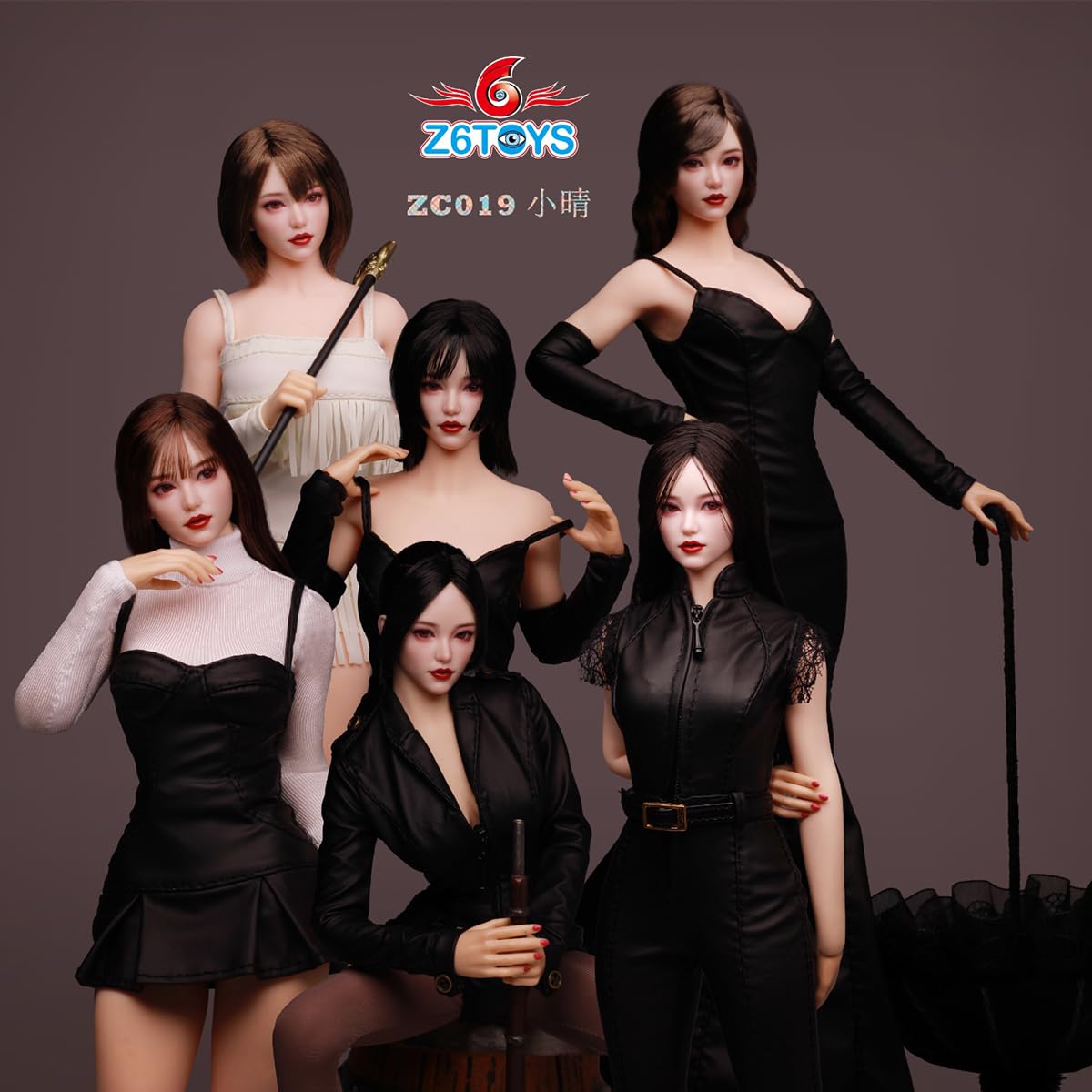 Amazon.co.jp: HiPlay Z6TOYS 1/6 アジア 可動眼 美女 ヘッド