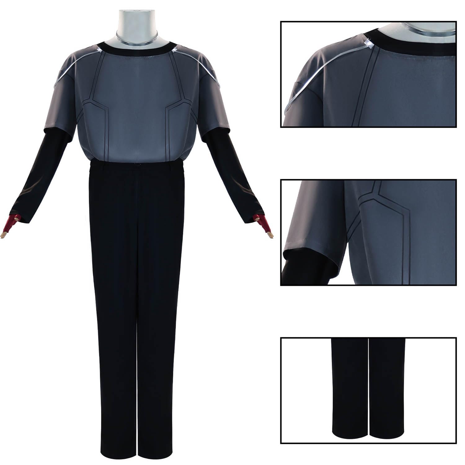 Anime Personnage Till Cosplay Costume Tenue Alien Stage Mizi Hyuna Luka Jeu de Rôle Uniforme Ensemble Complet Halloween Fête Carnaval Habiller avec Perruque pour Hommes
