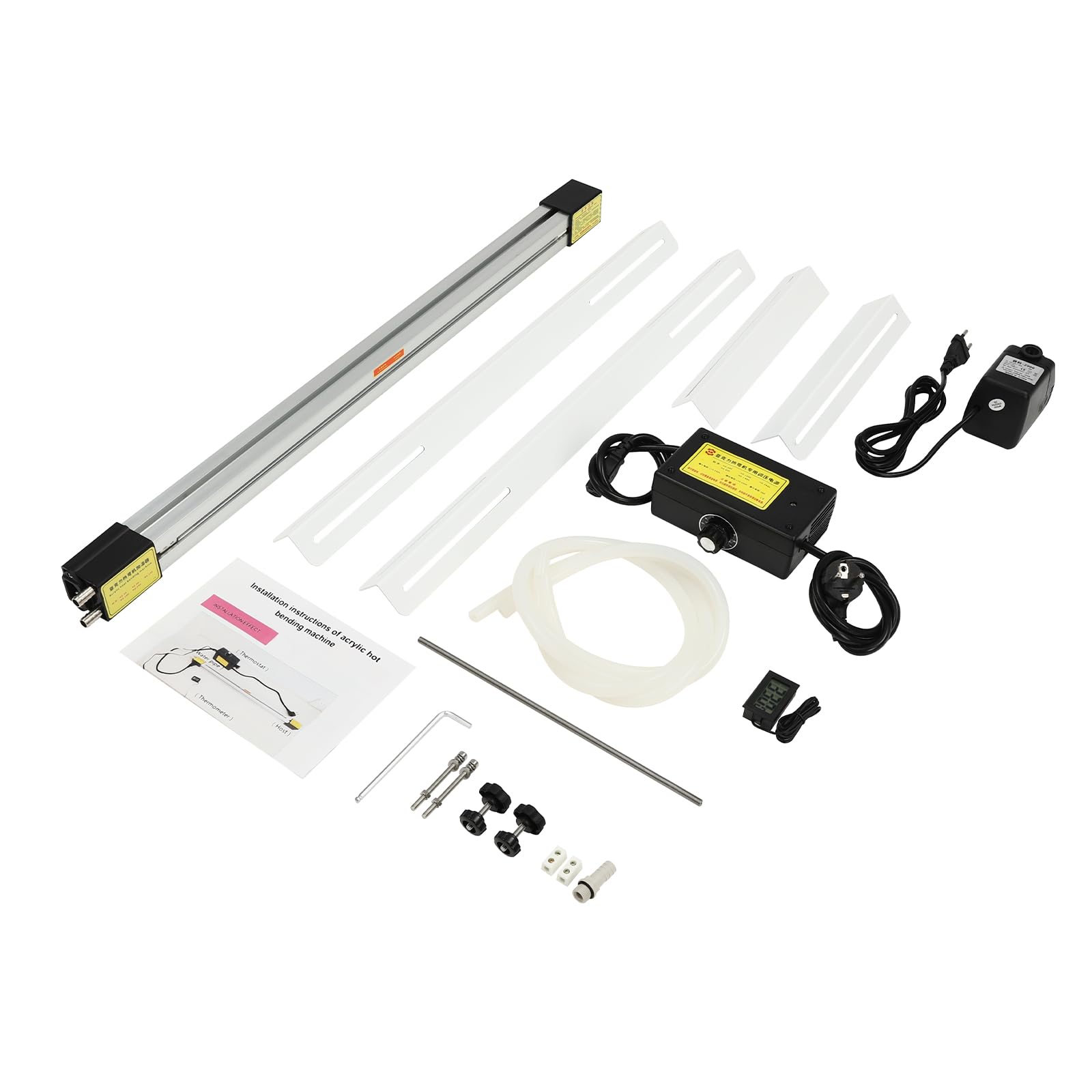 Máquina de doblado de plástico acrílico, 220V eléctrico acrílico caliente dobladora con soporte ajustable, dobladora caliente para acrílico, placa orgánica, PVC y diversos materiales termoplásticos