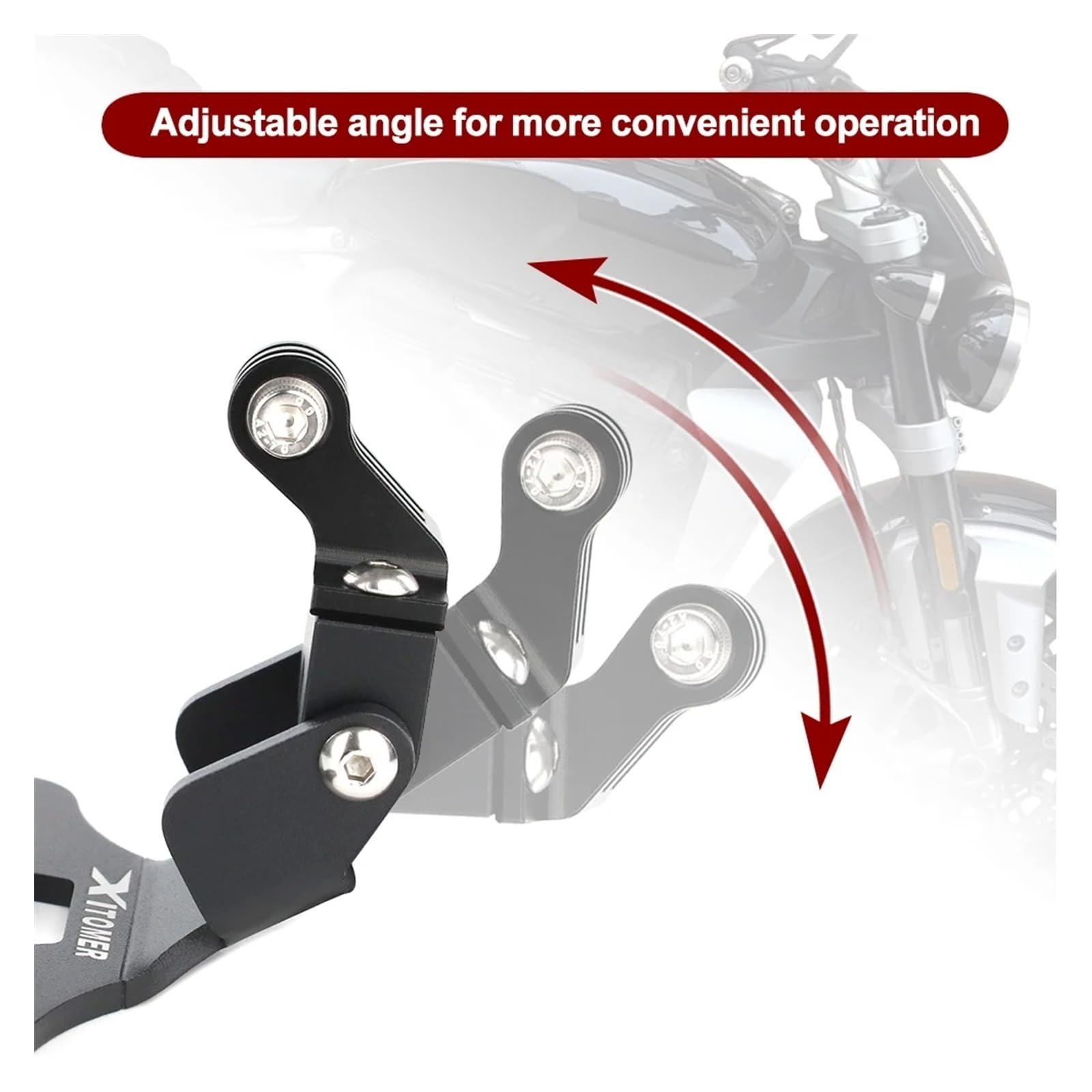 Supporto Navigatore Moto Per Triumph Per Rocket 3 R GT 2020 2021 2022 2023 2024 Morsetto Manubrio Supporto GPS Staffa Navigazione Telefono