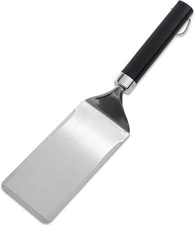Weber Griddle Spatula – Stainless‑Steel Beveled Edge Spatula with Easy‑Grip