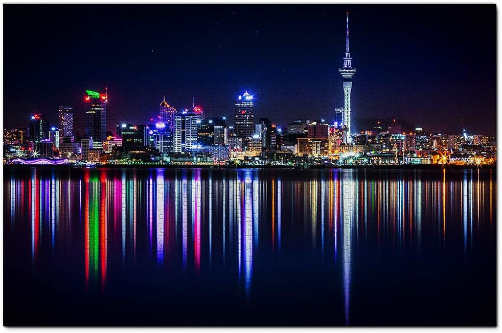 New Zealand Sky Tower Auckland Jigsaw Puzzle 1000 Piece Travel Souvenir Wooden