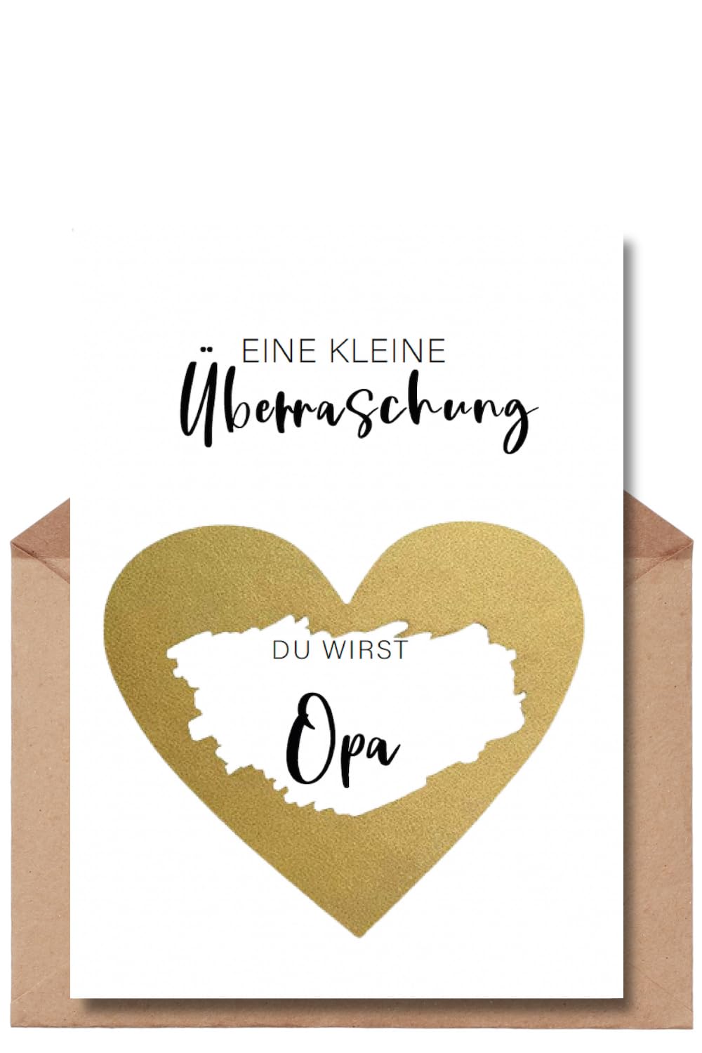 The Life Barn Rubbelkarte Du wirst Opa Überraschung Schwangerschaft verkünden