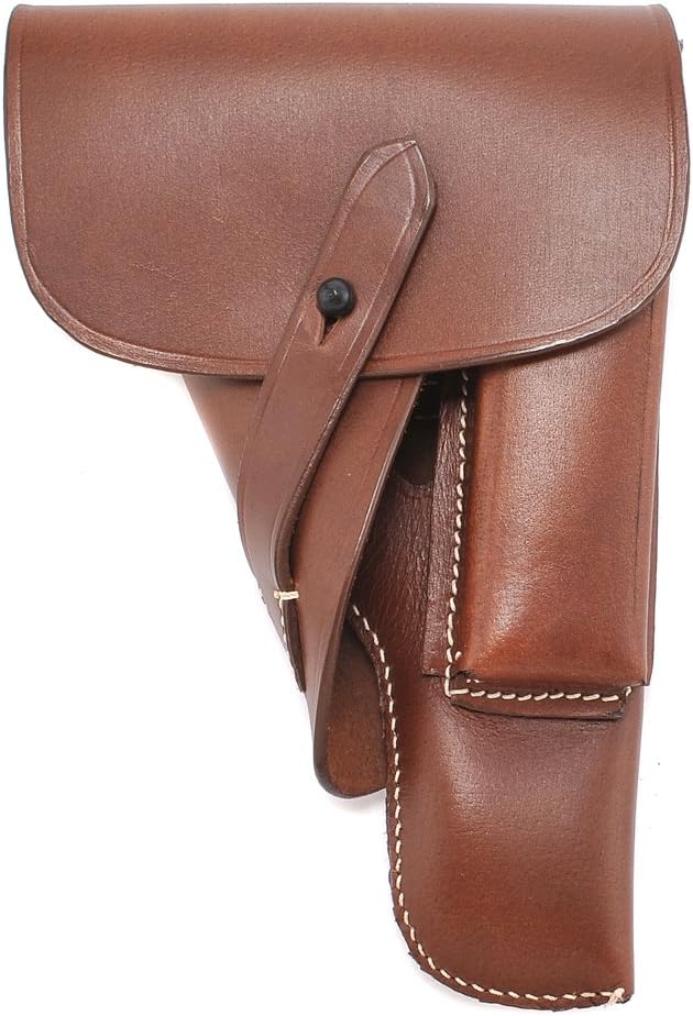 ブラウンレザーホルスター Browning Hi Power Springfield Armory SA-35 EAA Girsan MC P35用