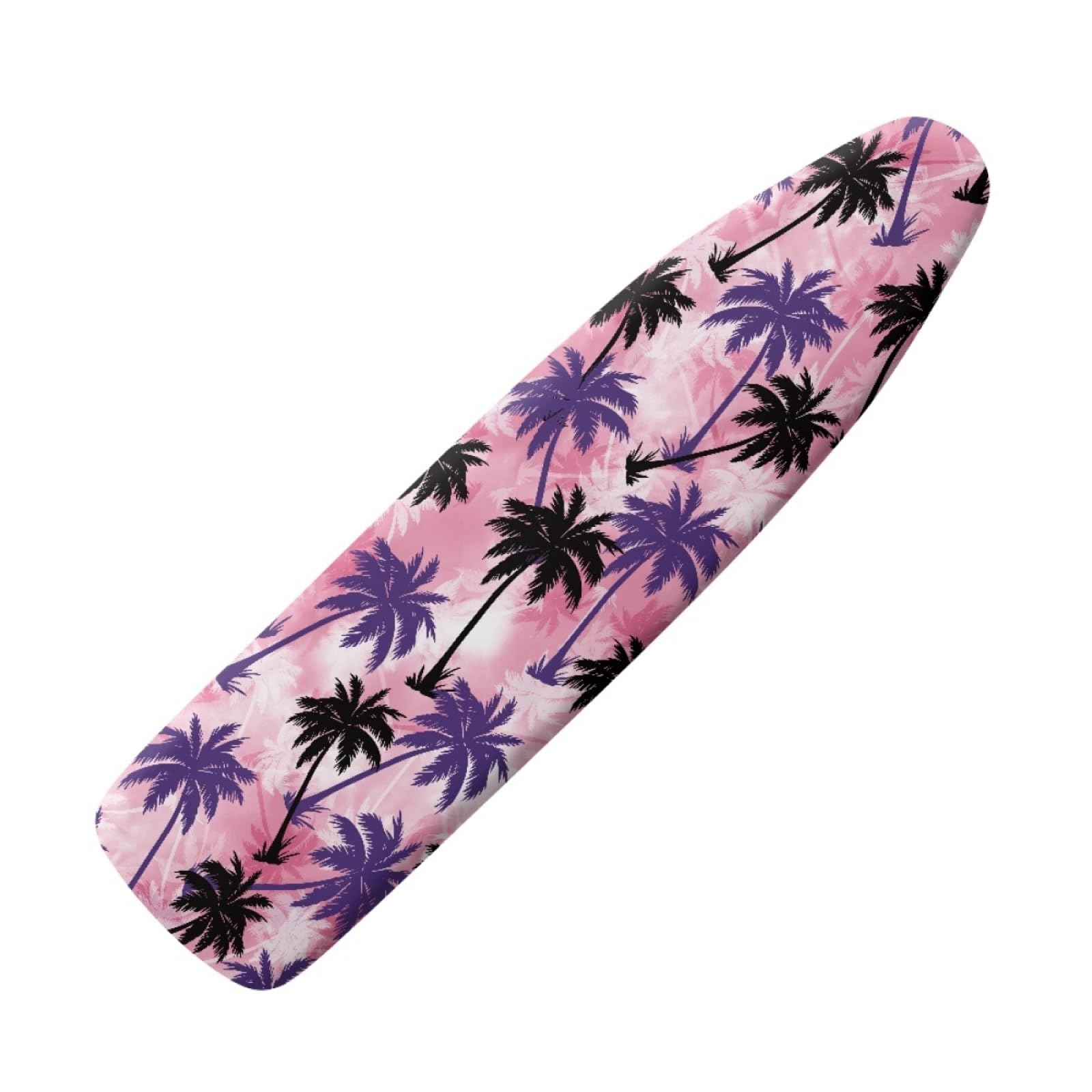 Dwetcxo Pink Black Tree Ironing Board Covers 135 X 45 Iron Board Covers And Pad Thick Resist Scorching And Staining Thick Easy Fit Iron Cover Adjustable Elastic Rope Ironing Boards Cover 135X45cm