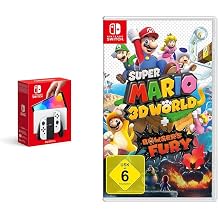 Nintendo Switch OLED-Modell Weiss + Super Mario 3D World + Bowser's Fury - [Nintendo Switch]