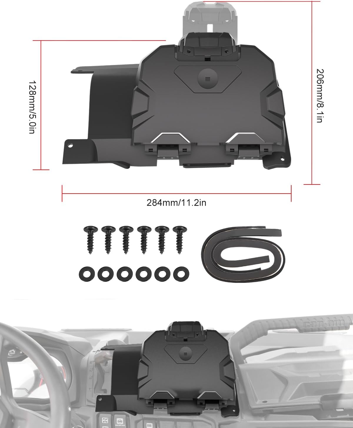 Device Holder for Can-Am Defender HD9 MAX 2022-2025