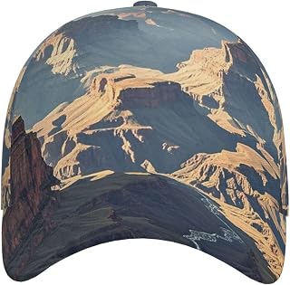 Grand Canyon Arizona Womens Baseball Cap Classic Adjustable Summer Sun Hat Sports Stylish Trucker Hat Golf Cap Dad Hats for Men Running Workout Black