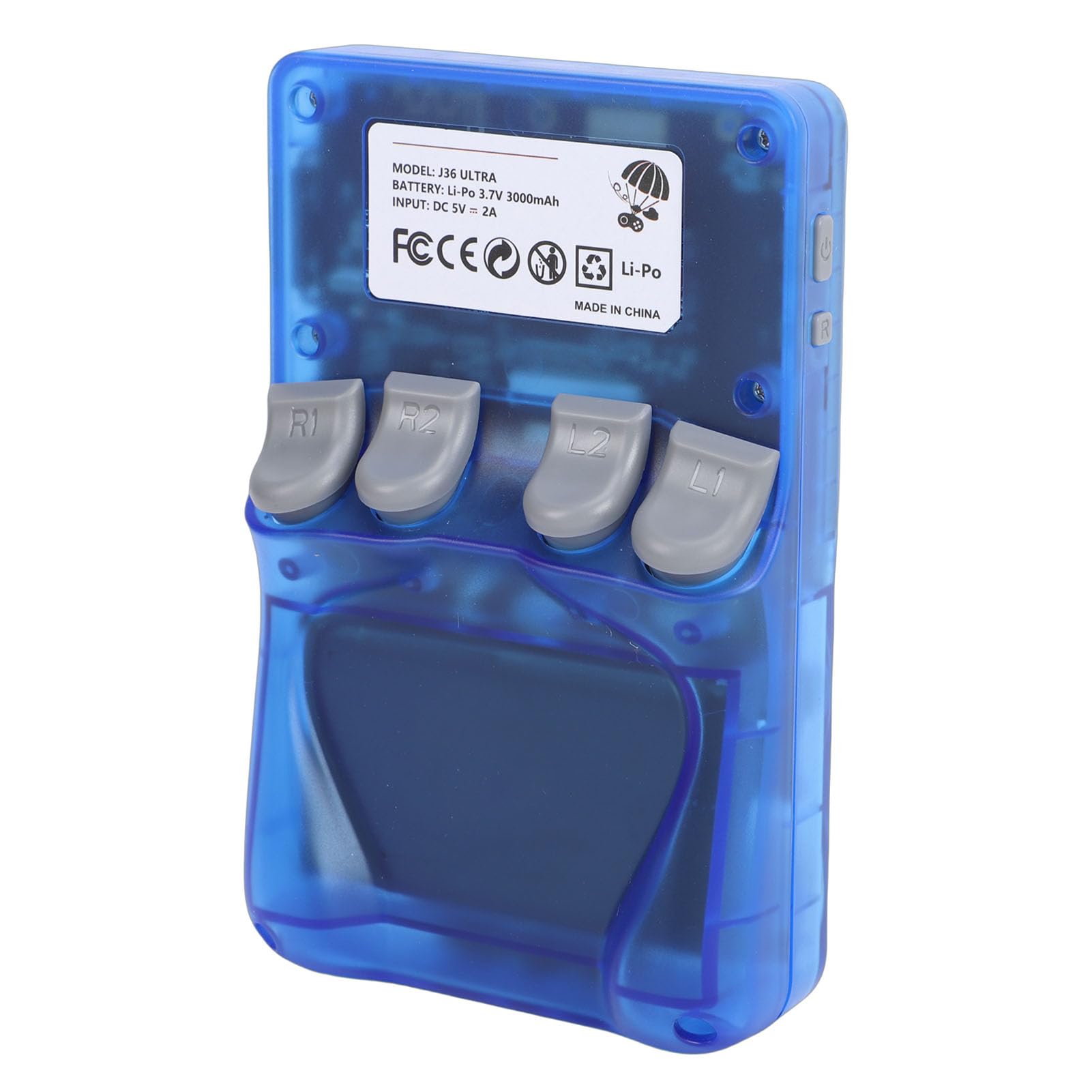 Cocoarm Console di Gioco retrò Portatile, Console di Gioco retrò ABS WiFi con Schermo da 4 Pollici 720x720 Memoria da 64 GB Batteria da 3000 MAh per Viaggi in Famiglia Giochi Pendolari (BLUE)