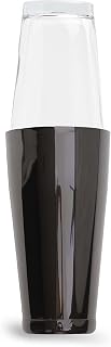 Lacari Home & Living Boston - Coctelera Boston de 700 ml con cristal, original de Lacari, color negro, coctelera de acero inoxidable, LA042
