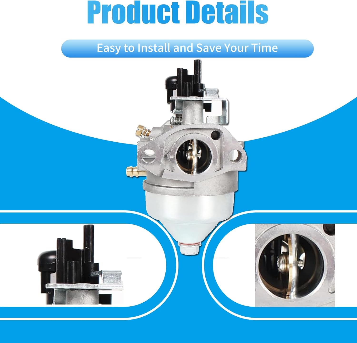 HRR2166VKA Carburetor for Honda HRR2168VKA HRR2169VLA HRR2168VYA HRR2165VKA HRR2167VKA HRR2168PKA Lawn Mower Part 16100-Z8B-871