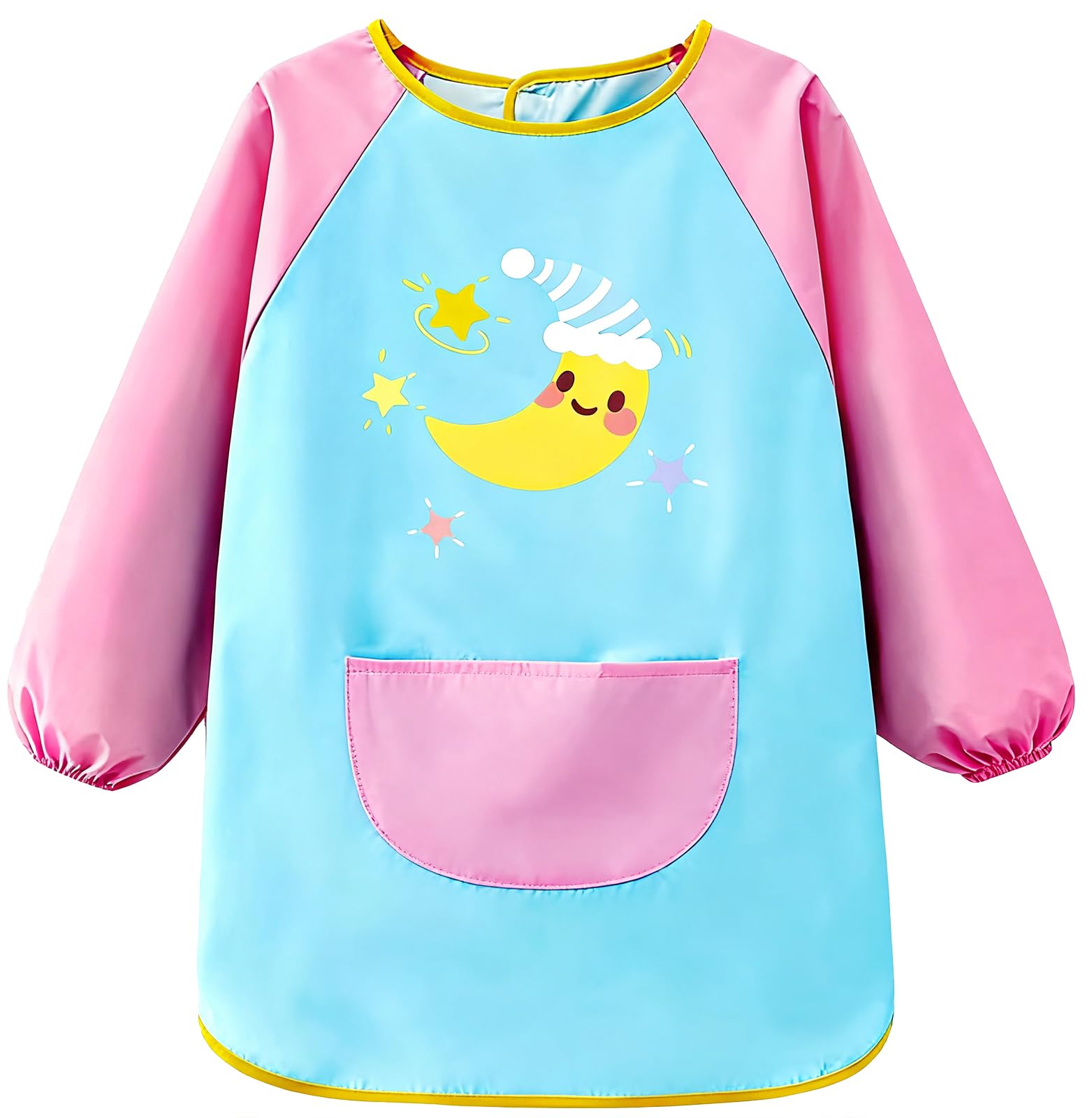 LIMHOO Kinder Kunst Smock mit Langen ?rmeln Kinder Wasserdichte Handwerk Malerei Schürze Kleinkind Graffiti Schürzen