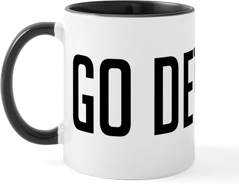 CafePress Go Detroit Mug 11 oz (325 ml) Ceramic Coffee Mug