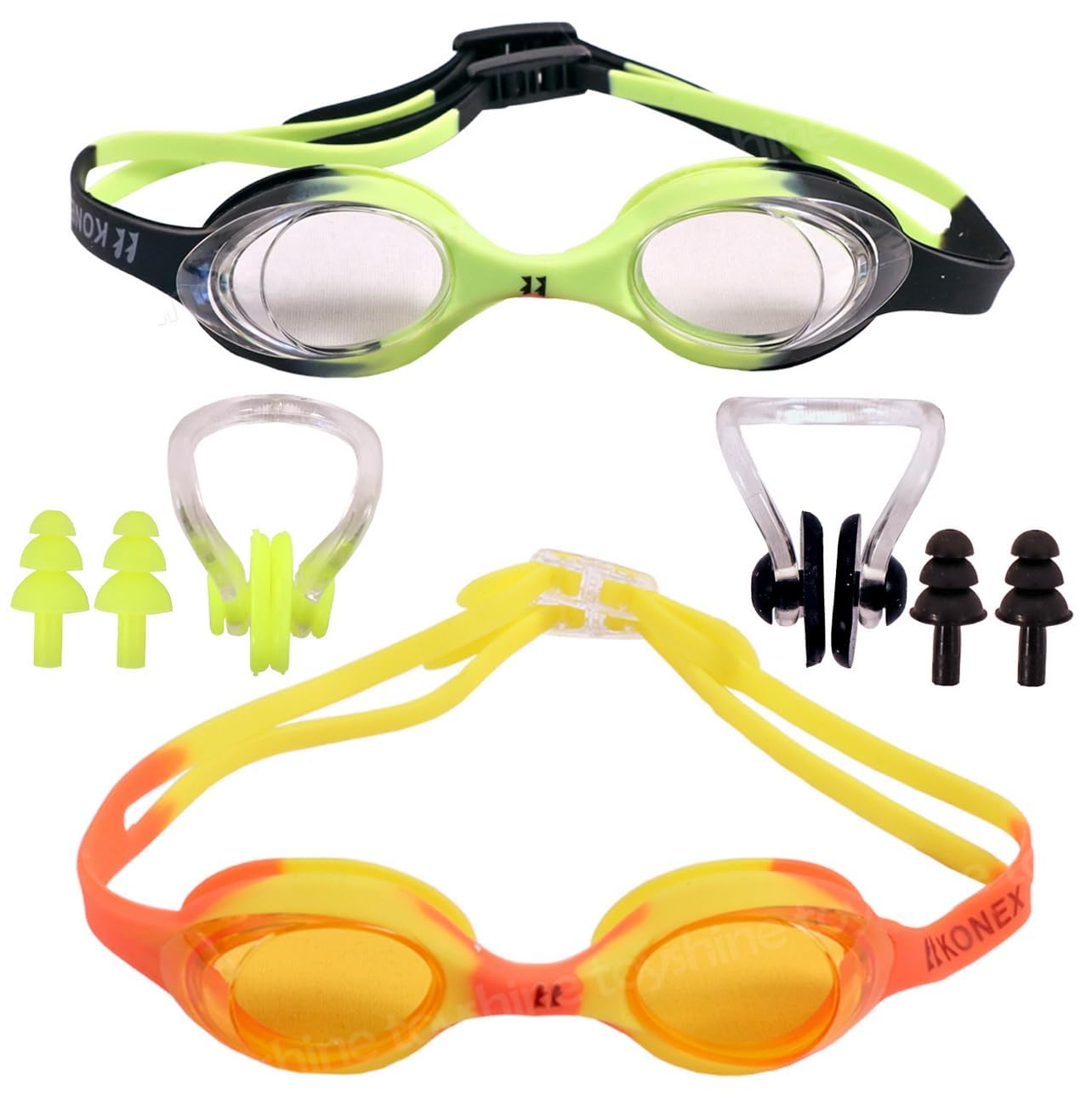 Toyshine Swimming Goggles for (Age 4-16), (Pack of 2) Leak Proof Anti-Fog UV Protection Adjustable Silicone Strap Clear Wide Vision, Color May Vary SSTP (B08VRQ4V4H) Amazon Price History, Amazon Price Tracker