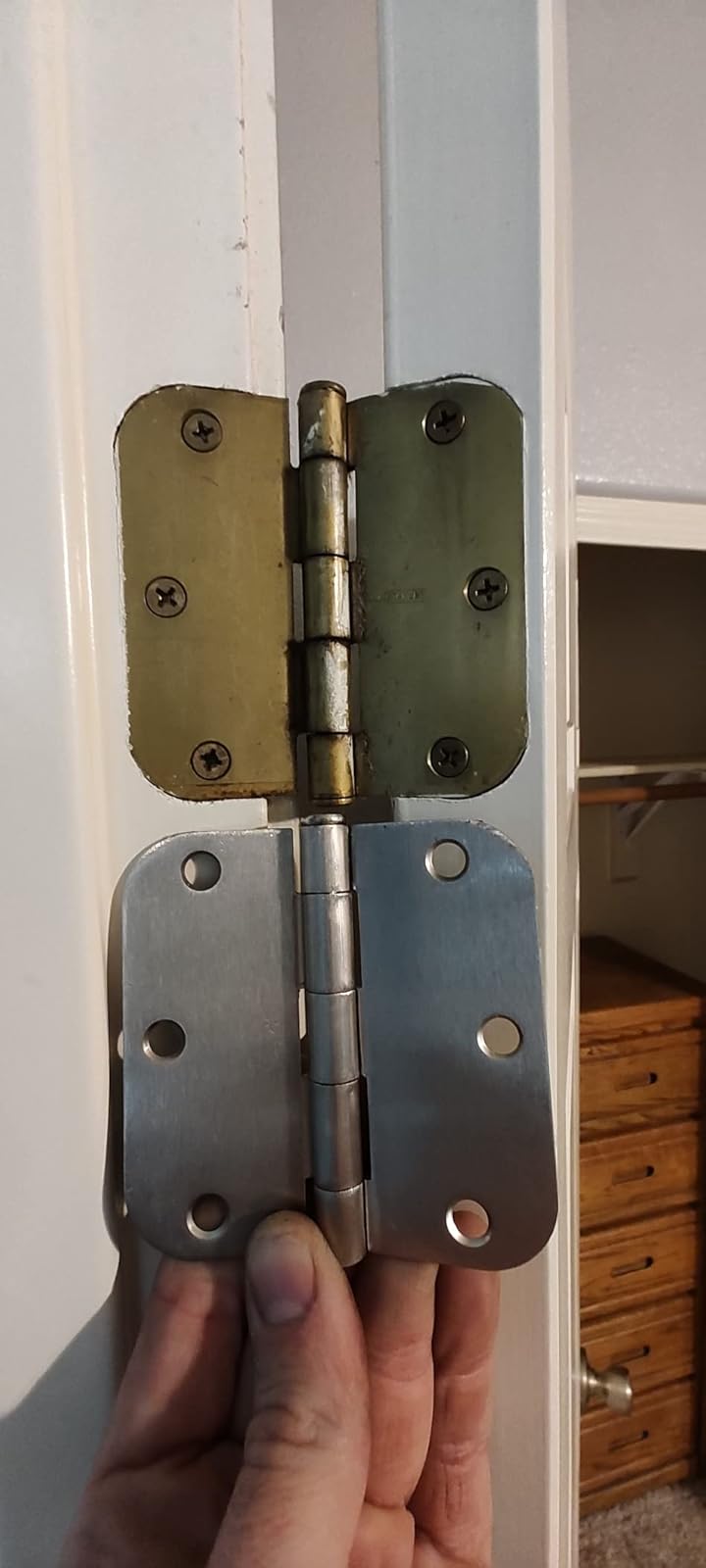 3.5" Door Hinges, 5/8" Radius photo review