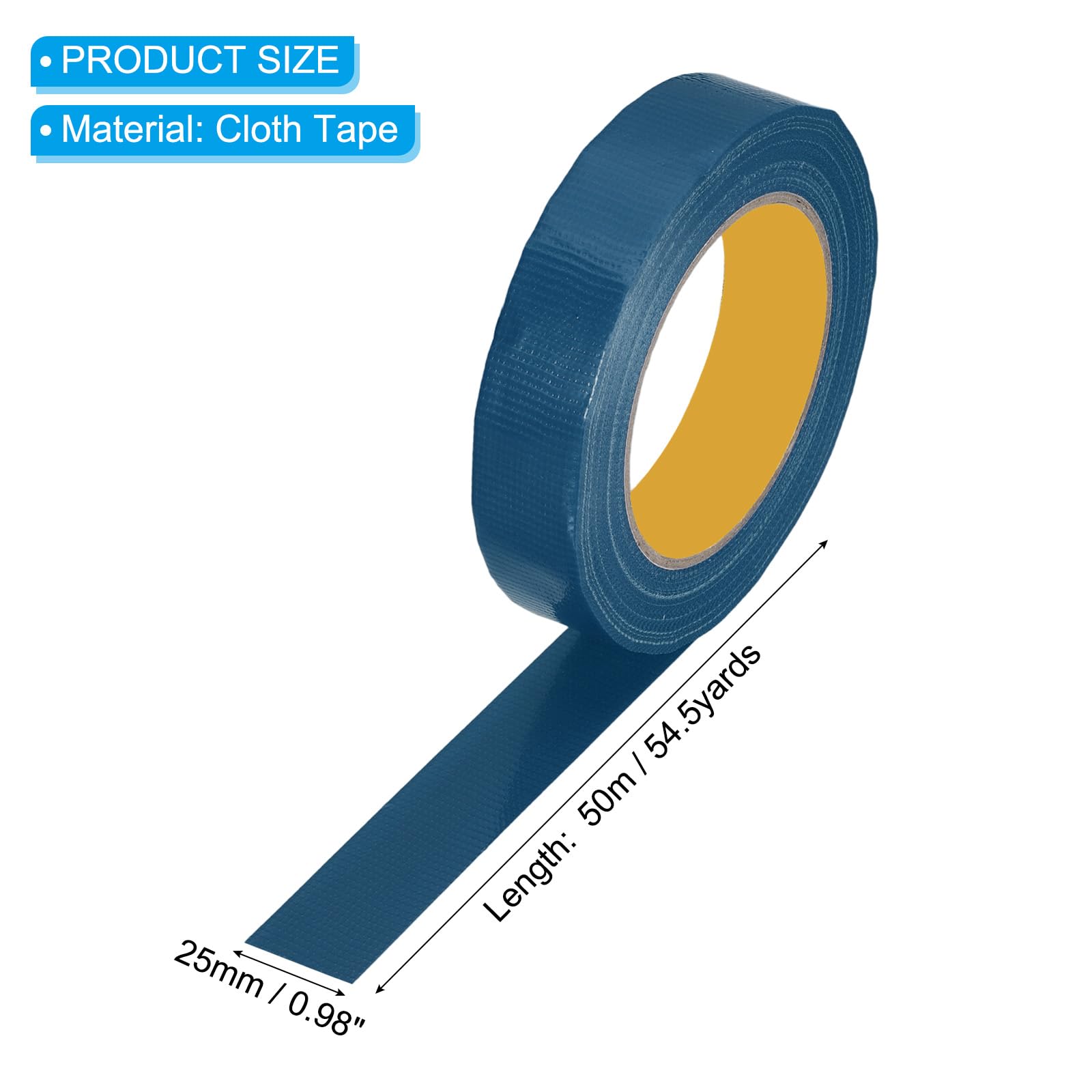PATIKIL Gaffers Tape 2.5cm x 50 Meters - Image 2