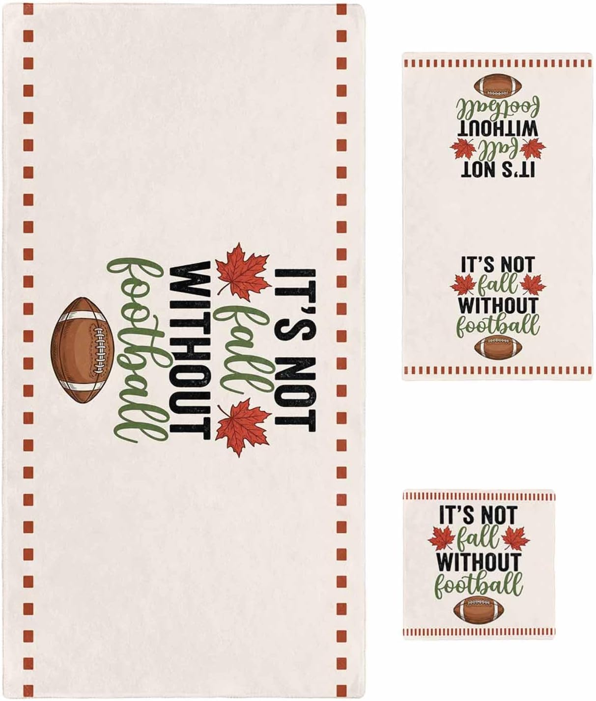 SEVENBABU 3 PCS Towel Set - Contains Absorbent Bath Towels 30x60, Hand Towels 16x28 and Wash Cloths 13x13, Native American Indians of The American Southwest Soft Towel Sets for Bathroom