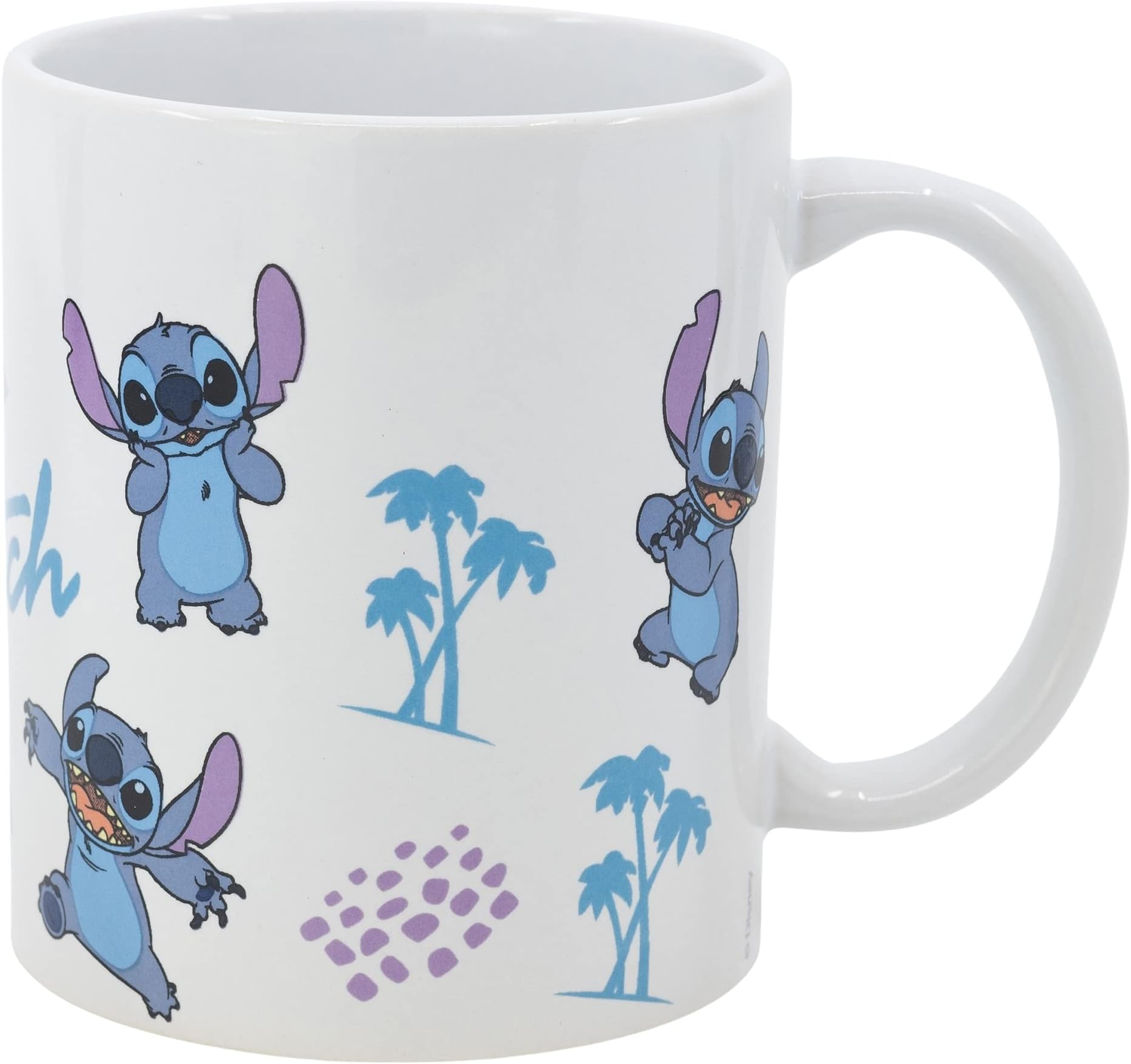 STOR CERAMIC MUG 11 OZ IN GIFT BOX STITCH LEAVES PATTERN YOUNG ADULT