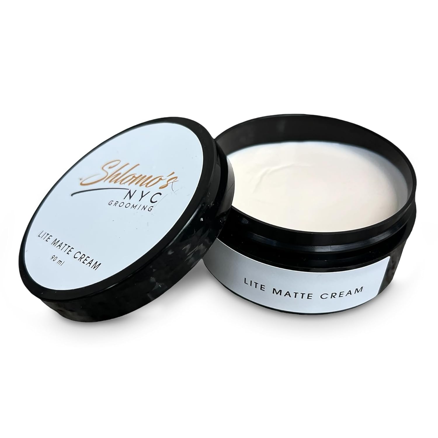 Shlomo’s NYC Grooming Lite Matte Cream for Men – Lightweight Styling Pomade for Natural Hold and Texture for All Hair Types | Achieve an Effortless, Matte Finish Without Residue | Easy Application Shlomo’s NYC Grooming Lite Matte Cream for Men – Lightweight Styling Pomade for Natural Hold and Texture for All Hair Types | Achieve an Effortless, Matte Finish Without Residue | Easy Application