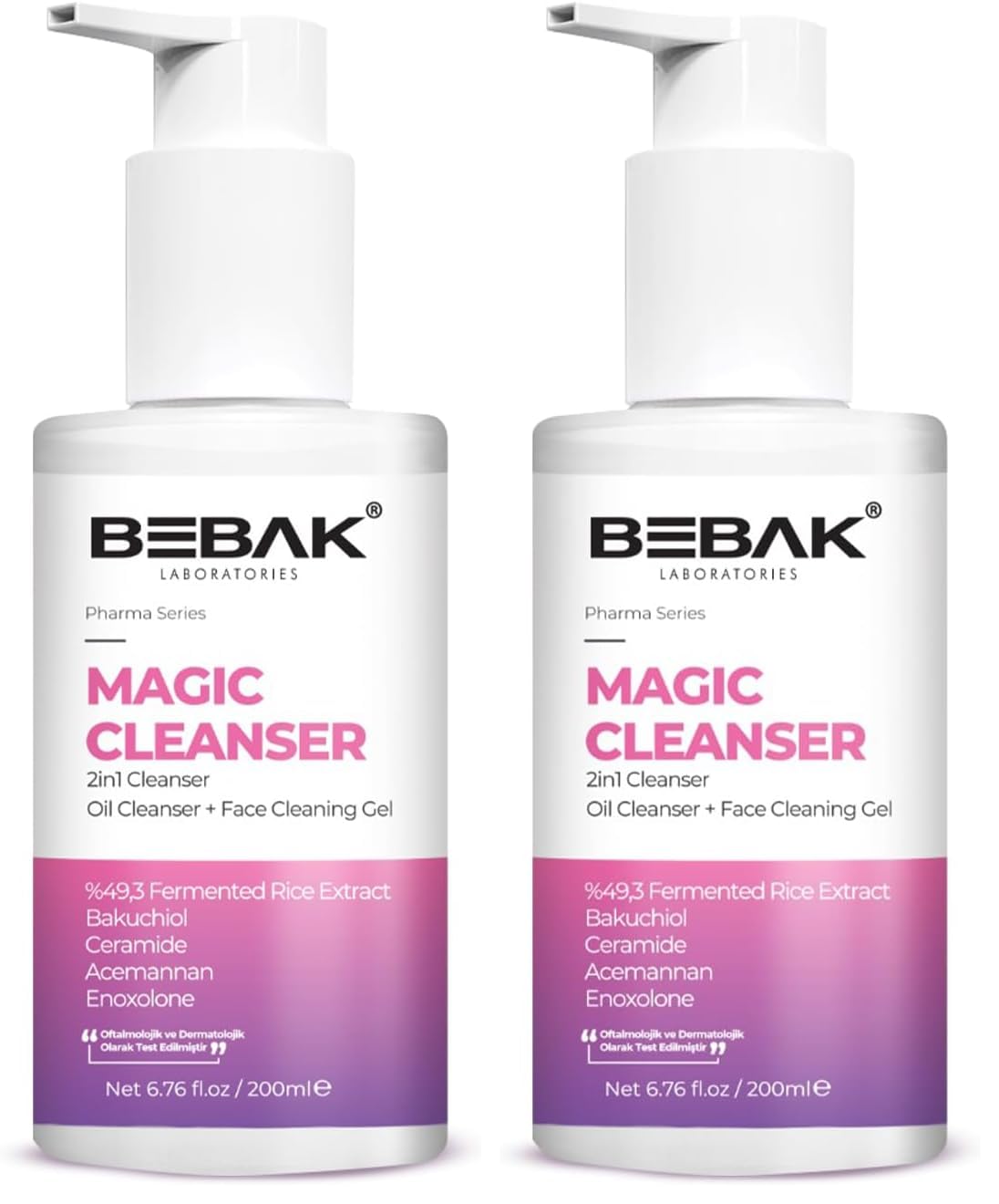 Bebak Pharma Magic Temizleyici 200 Ml (2 paketi)