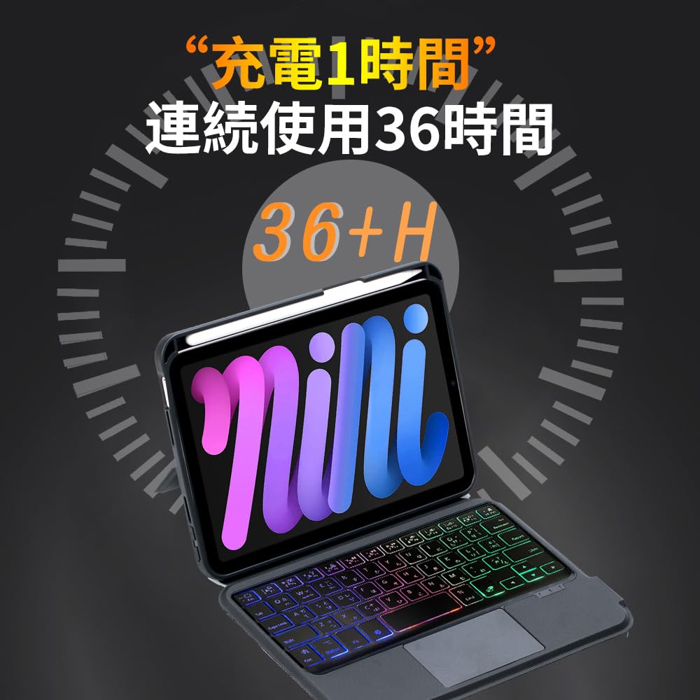 Amazon.co.jp: sisyfos iPad mini7(A17 Pro)/mini6に適用キーボード