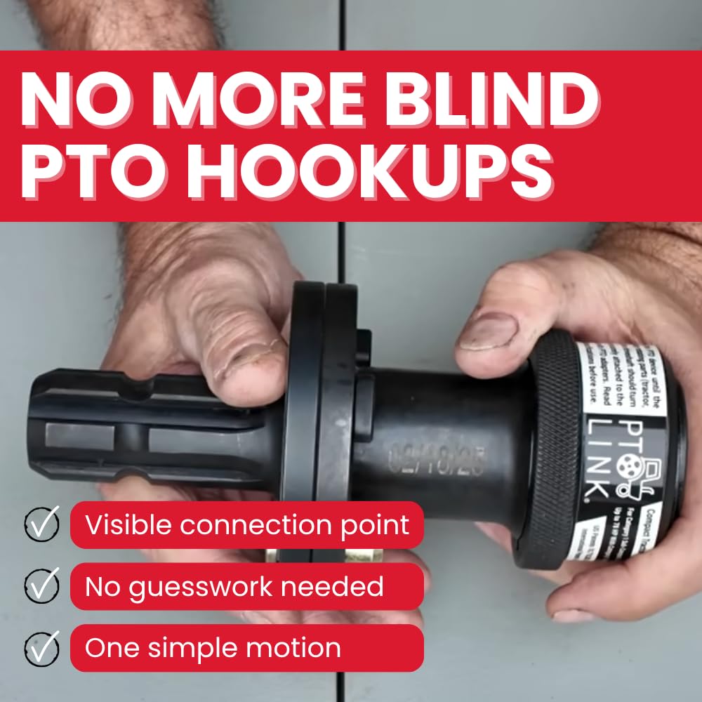 Compact Quick-Connect System - Duo Bundle (1 Tractor/Female Coupler + 1 Implement/Male Coupler), for Sub-Compact & Compact Category 1 Tractors & Implements ONLY (w/max Rating up to 70 HP)