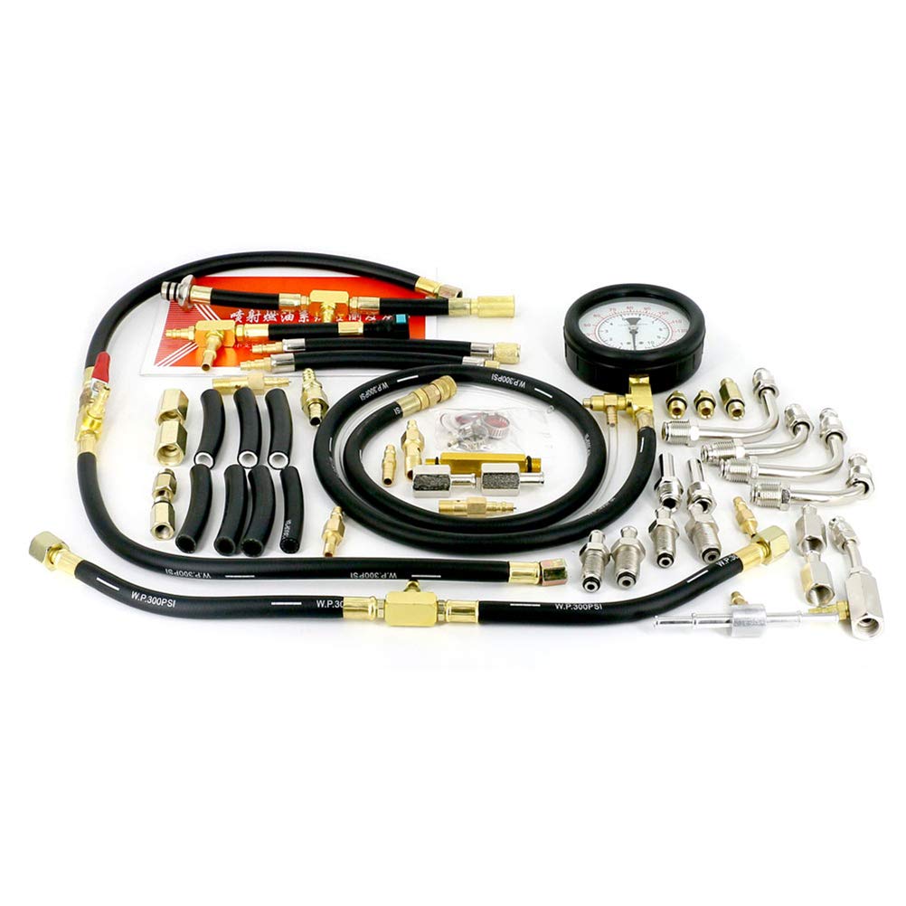 AUTOOL TU-443 Medidor de presión multifunción del sistema de combustible Medidor de presión de inyección de combustible Comprobadores de presión de combustible automotriz