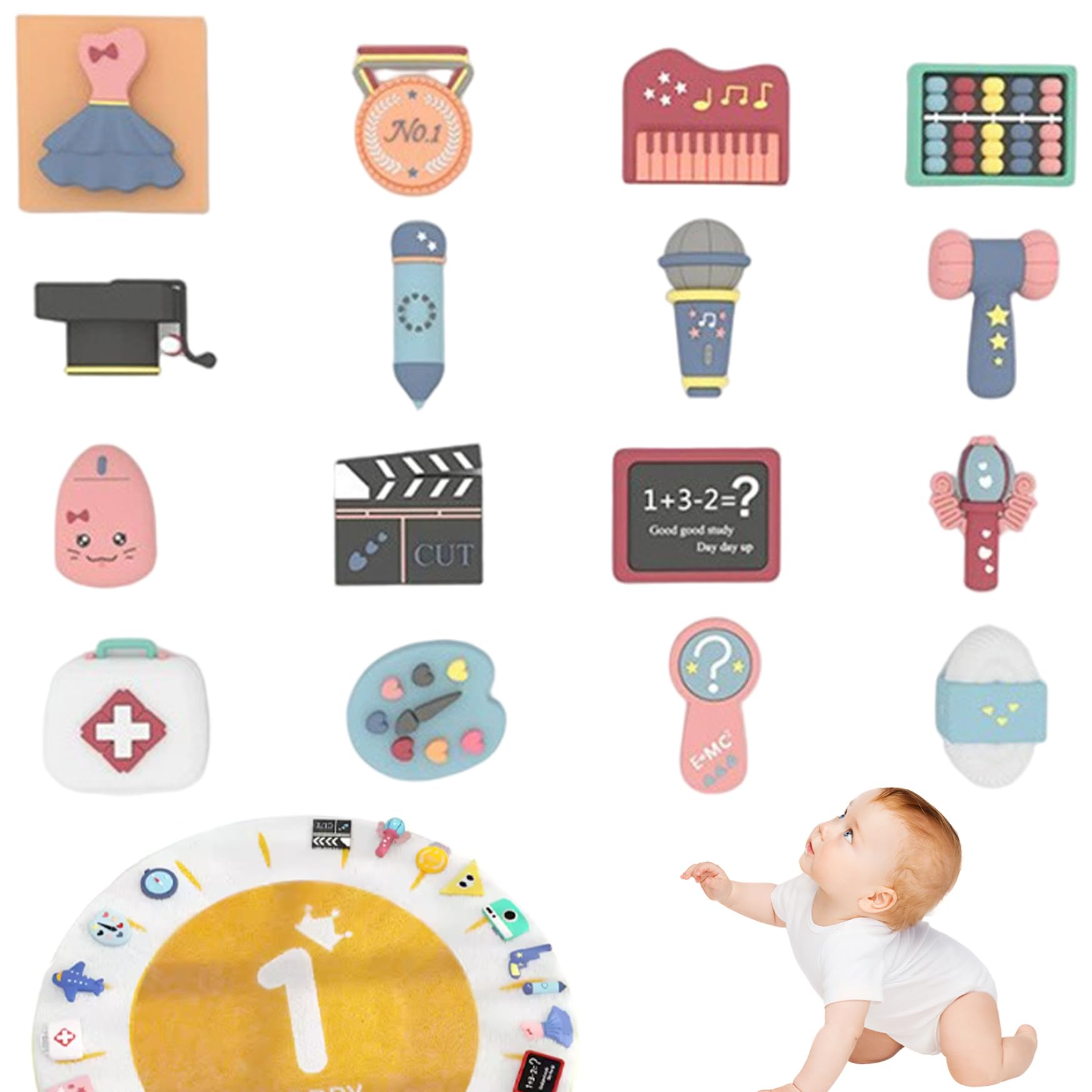 Zhuazhou Set traditionnel : l'animation ludique pour le premier anniversaire de bébé