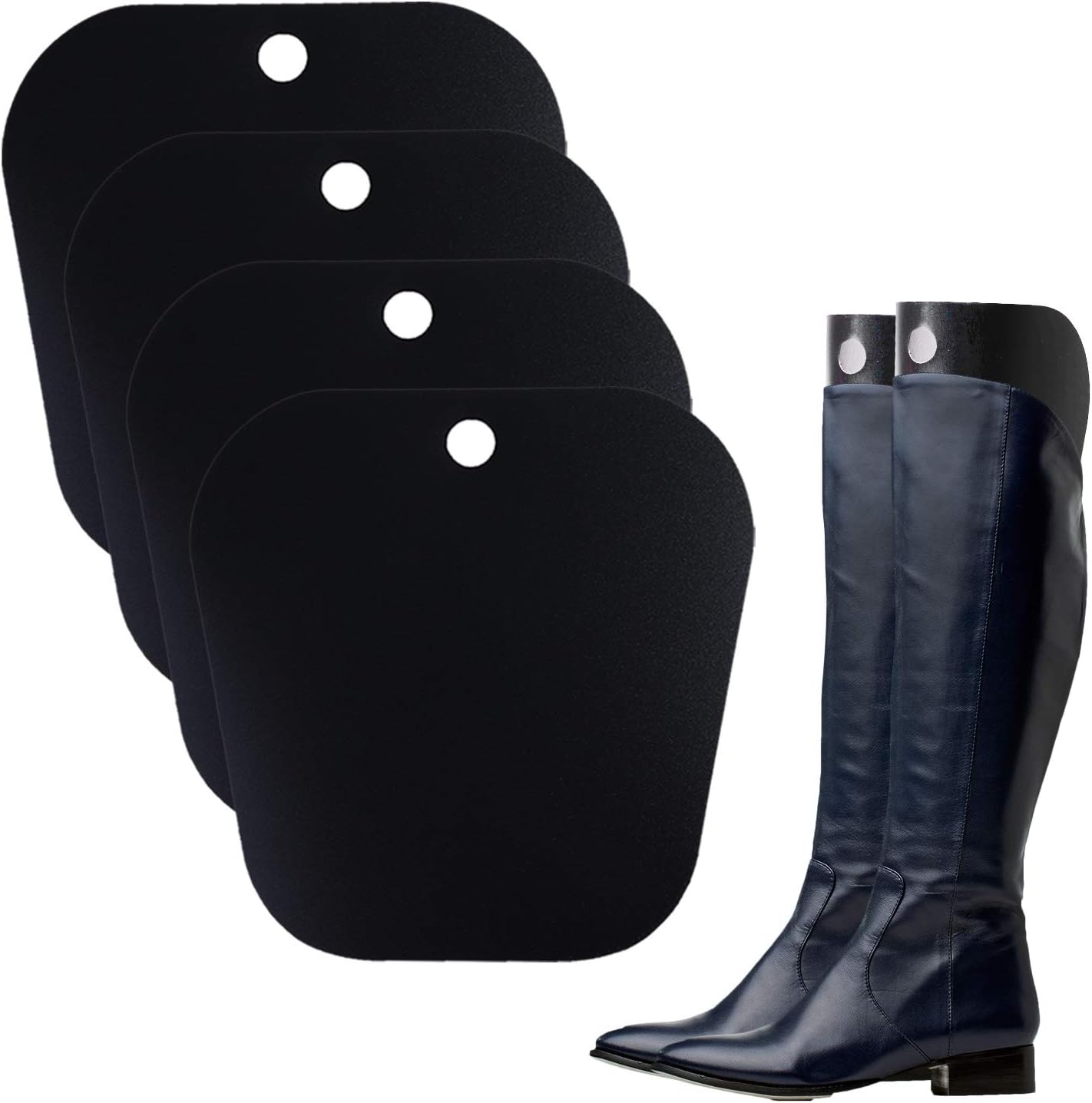4 Pieces (2 Pairs) Boot Shapers Form Inserts Breathable Boots Support for Men or Women