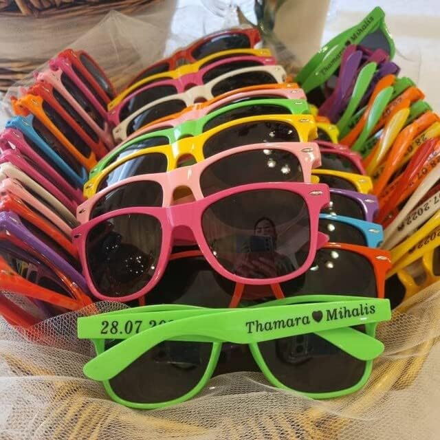 Miniatura 3 de Gafas de sol de fiesta personalizadas a granel regalos de boda para invitados cumpleaños personalizado Bachelor School