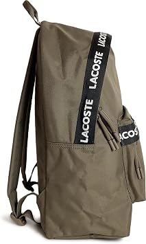 Lacoste Men's Neocroc Backpack, Tape Brown/Opium Black, Large