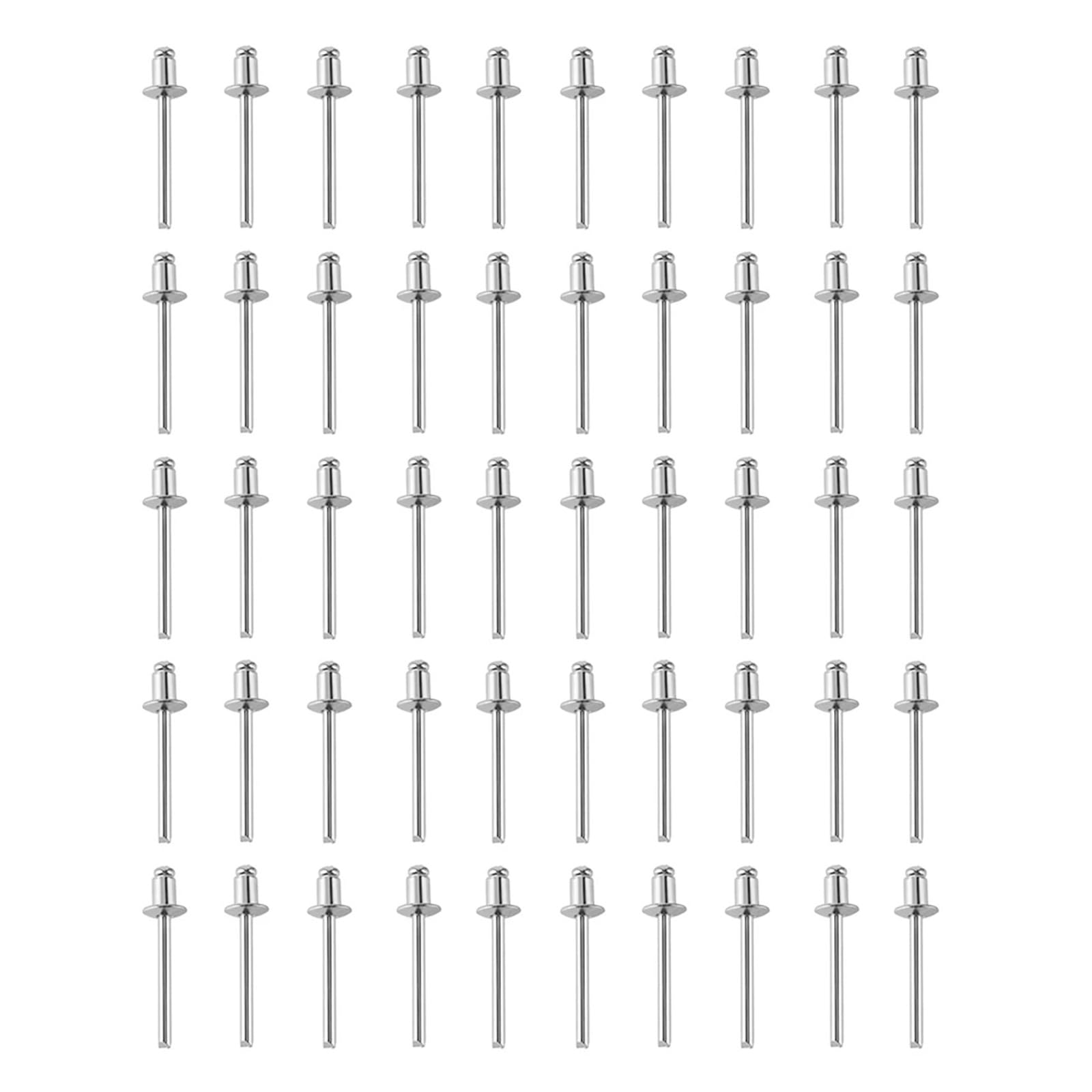 Remaches ciegos autoconectables para decoración de madera, 200 unidades, 2,4 mm, 3,2 mm, 4 mm, 4,8 mm, herramientas ligeras resistentes a la corrosión (2,4 mm)