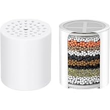 Replacement Filter for Showerhead Cartridge,Compatible with RIBEX Showerhead,Multi Stage Shower Filtration Systems for Hard Water,Reduces Chlorine,Fluoride and Harmful Substance.2 Pack
