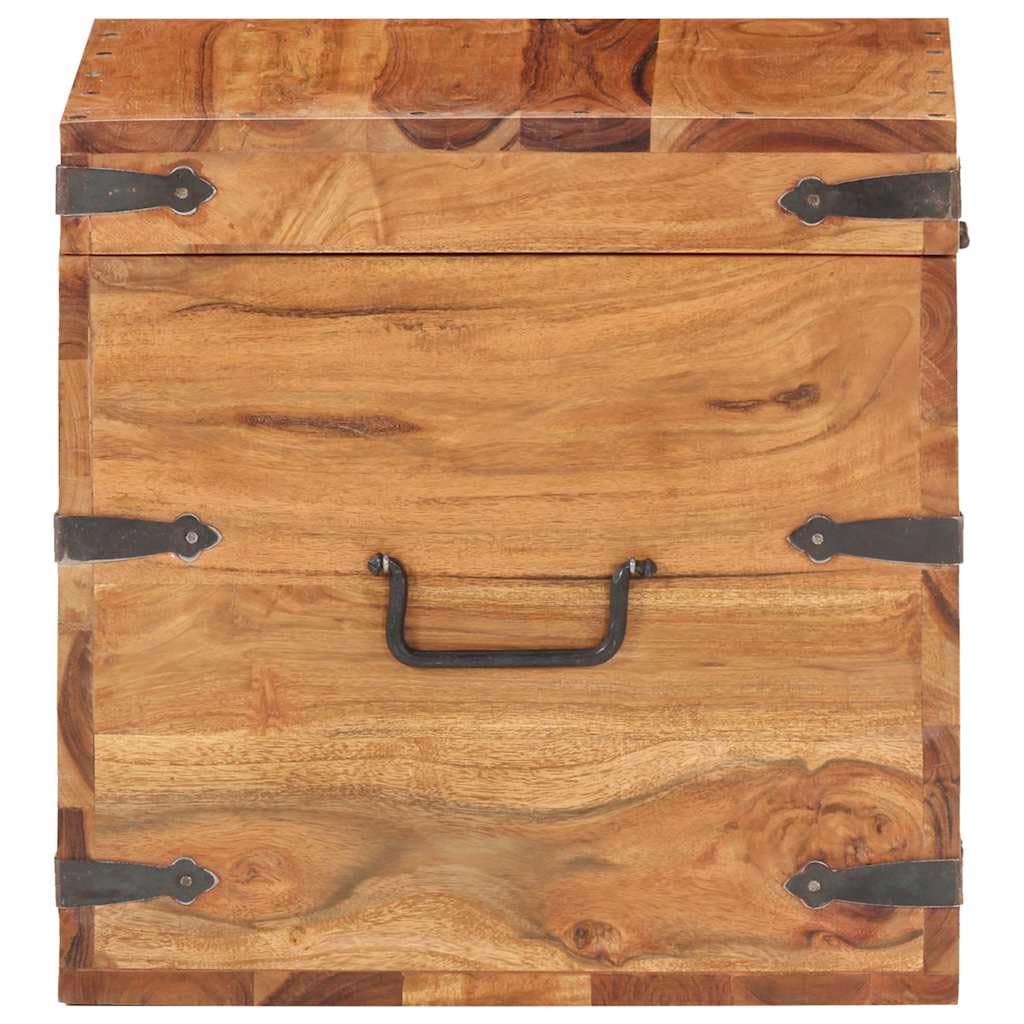Generisch Truhe 40x40x40 cm Akazie Massivholz,16.18 kg-289639