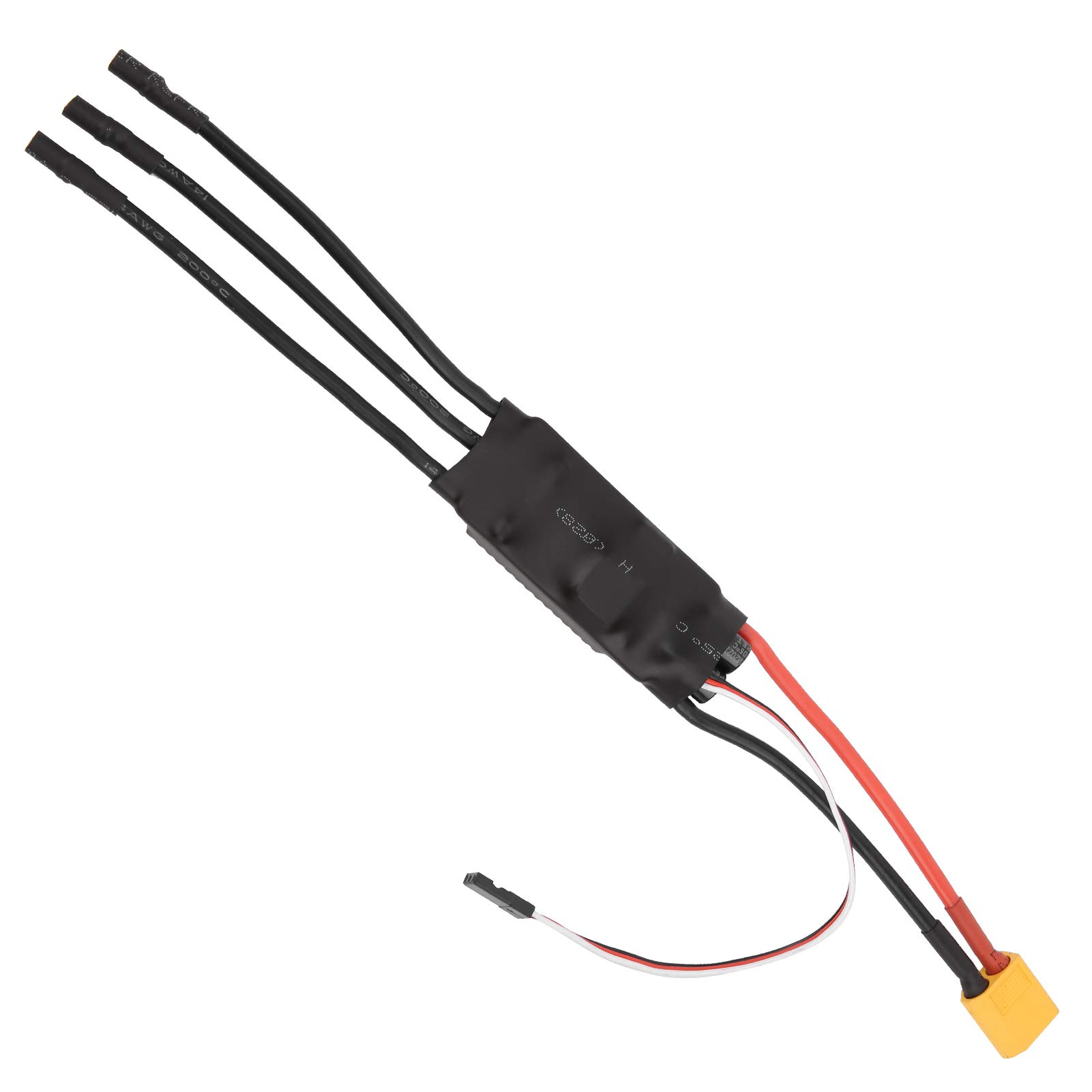 Dilwe RC ESC, 50A Brushless ESC Drehzahlregler 5V/3A BEC Output for RC Drone, Foam Flugzeuge, Model Airplane Accessories