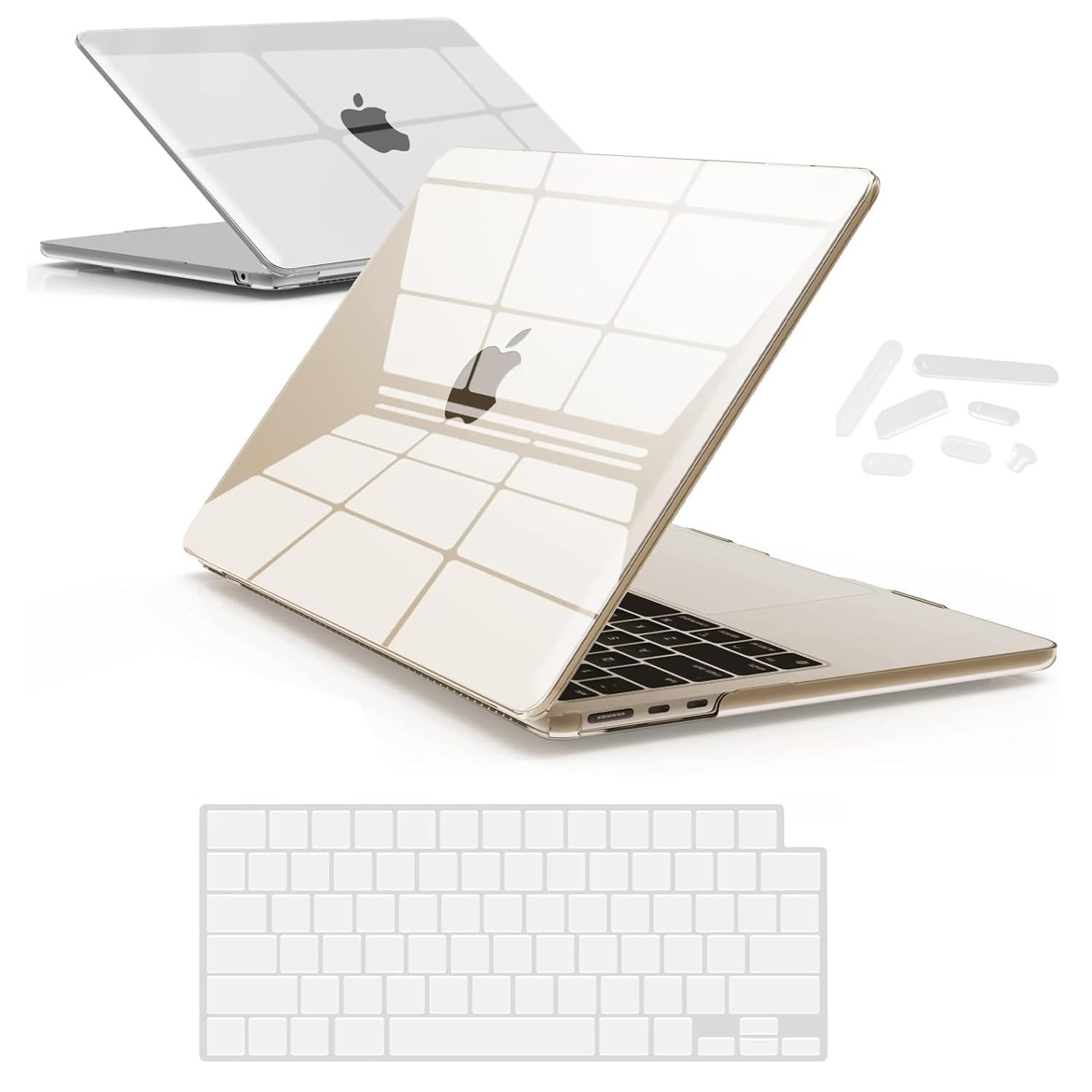 OJOS Compatible with 2024 2023 2022 MacBook Air 13 inch Case M3 A3113 M2 A2681, Hardshell Case & Keyboard Cover for Mac Air 13.6, Crystal Clear (B0CYL9G1BD) Amazon Price History, Amazon Price Tracker