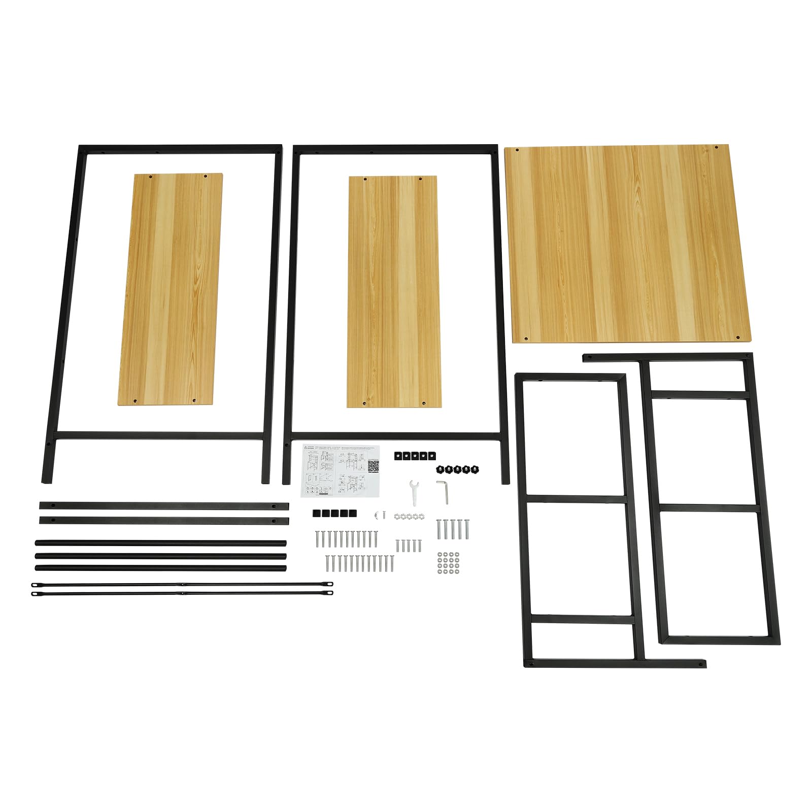 Estantería para lavadora con almacenamiento de 3 niveles, sobre la lavadora, organizador de lavandería de madera y metal, estantería de baño que ahorra espacio para baño y lavandería, altura 176,5 cm