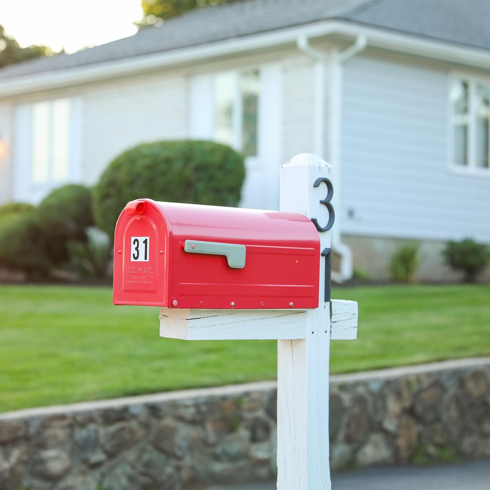 Sourcing Map Numéro De Maison Flottant De 20,3 Cm, Numéro De Maison