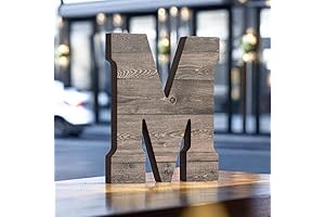 Decorate with Letters: COLLECTIVE HOME - 10" Wood Lettes for Wall Decor