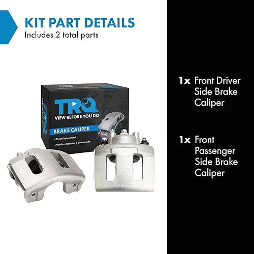 Vista 1827 de TRQ - Juego de pinzas de freno delantero