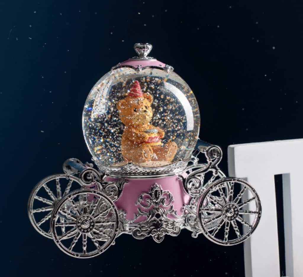 Dream Snowflake Crystal Ball Music Box Octave Night Light to Send Girlfriend Birthday Gift