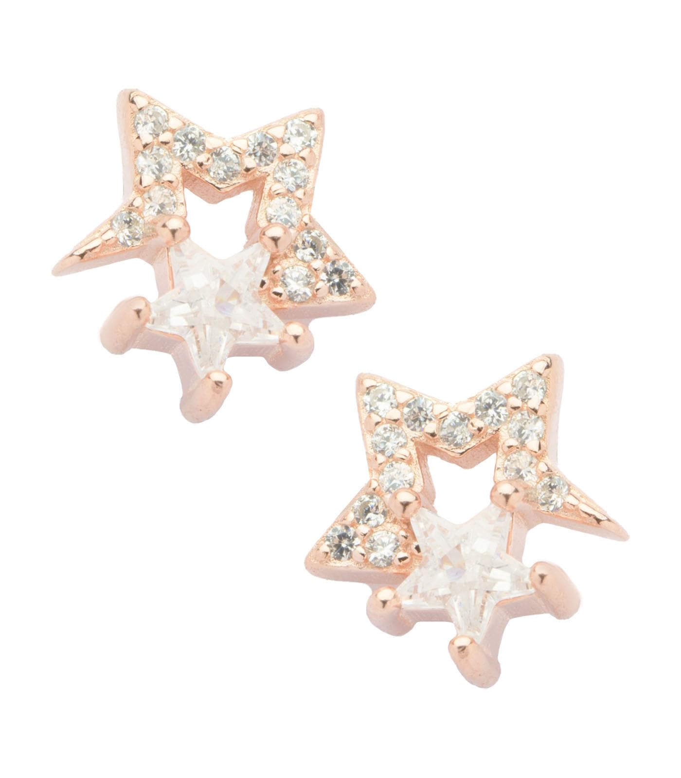 Gargi by P.N. Gadgil and Sons | 925 Sterling Silver | Rose Gold Polish | Star Light Studs | Gifts for Girlfriend, Women & Girls | With Certificate of Authenticity & Hallmark (B0CX1Q3ZZQ) Amazon Price History, Amazon Price Tracker