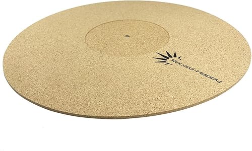 Miniatura 2 de Alfombrilla de corcho antiestática para tocadiscos, almohadilla de vinilo de 18 pulgadas de grosor por Record-Happy. Una actualización esencial para