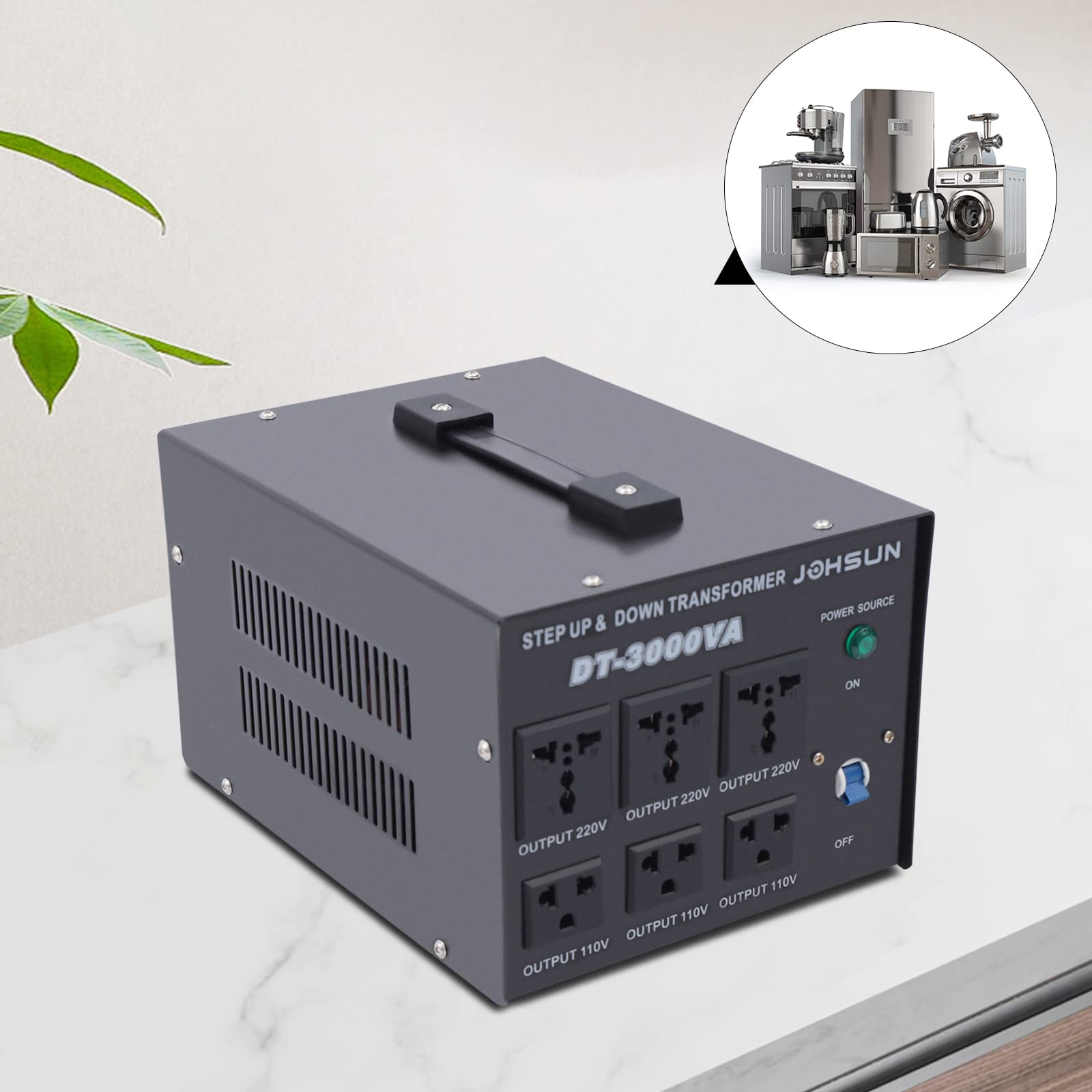Amazon.co.jp: ステップアップ&ダウントランス 3000W、220V~110V、110V