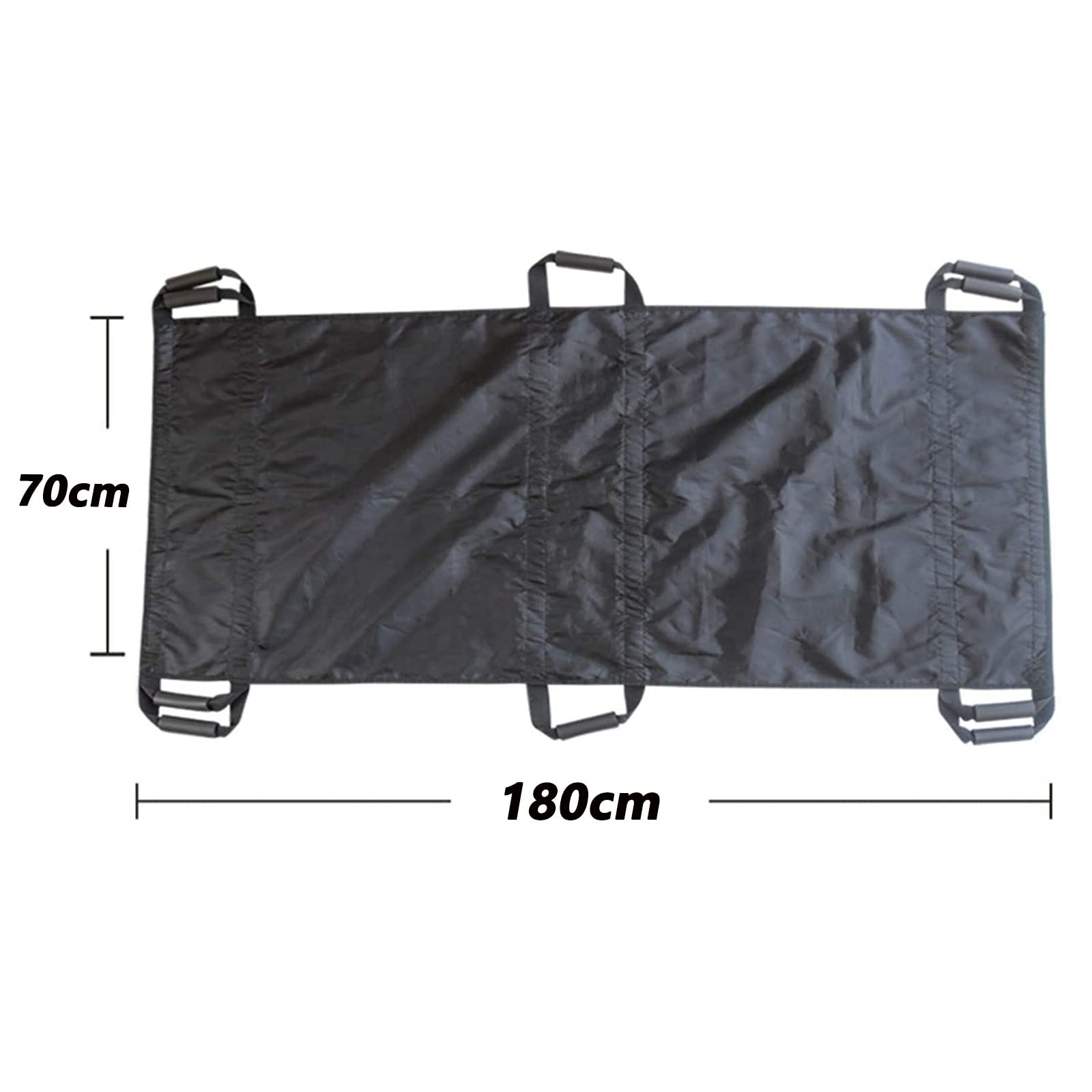 VVEROGJS Almohadilla de posicionamiento de Cama Camilla Suave, sábana de elevación de Transferencia de Pacientes Impermeable Alfombrilla de Cama de Hospital con Asas para Ancianos, bariátrica