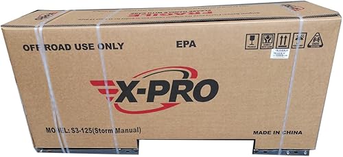 Miniatura 6 de X-PRO Storm Zongshen Brand - Motocicleta de motocross de 125 cc con transmisión manual de 4 velocidades, arranque de patada, neumáticos grandes de